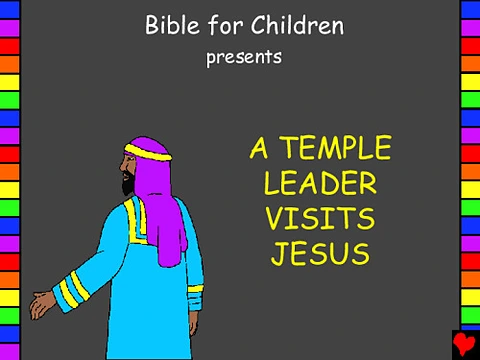 A temple leader visits Jesus